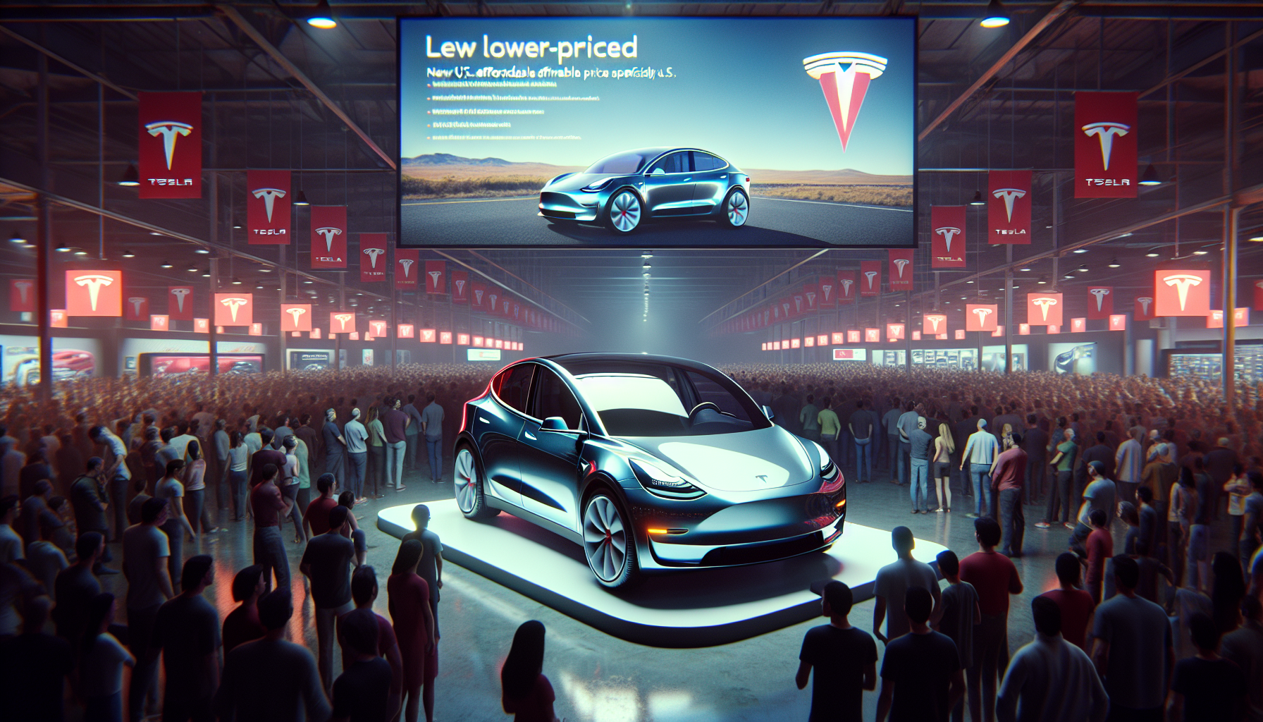Tesla Unveils Lower-Priced Model Y Electric Cars in the U.S. Market