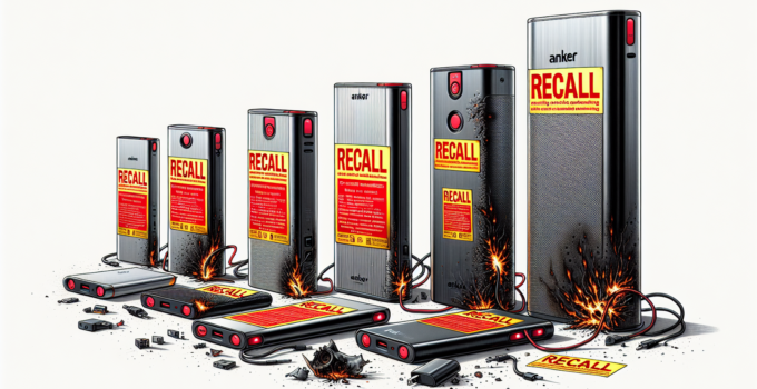 Anker Issues Recall for More than 1 Million Power Banks Over Fire and Explosion Risks