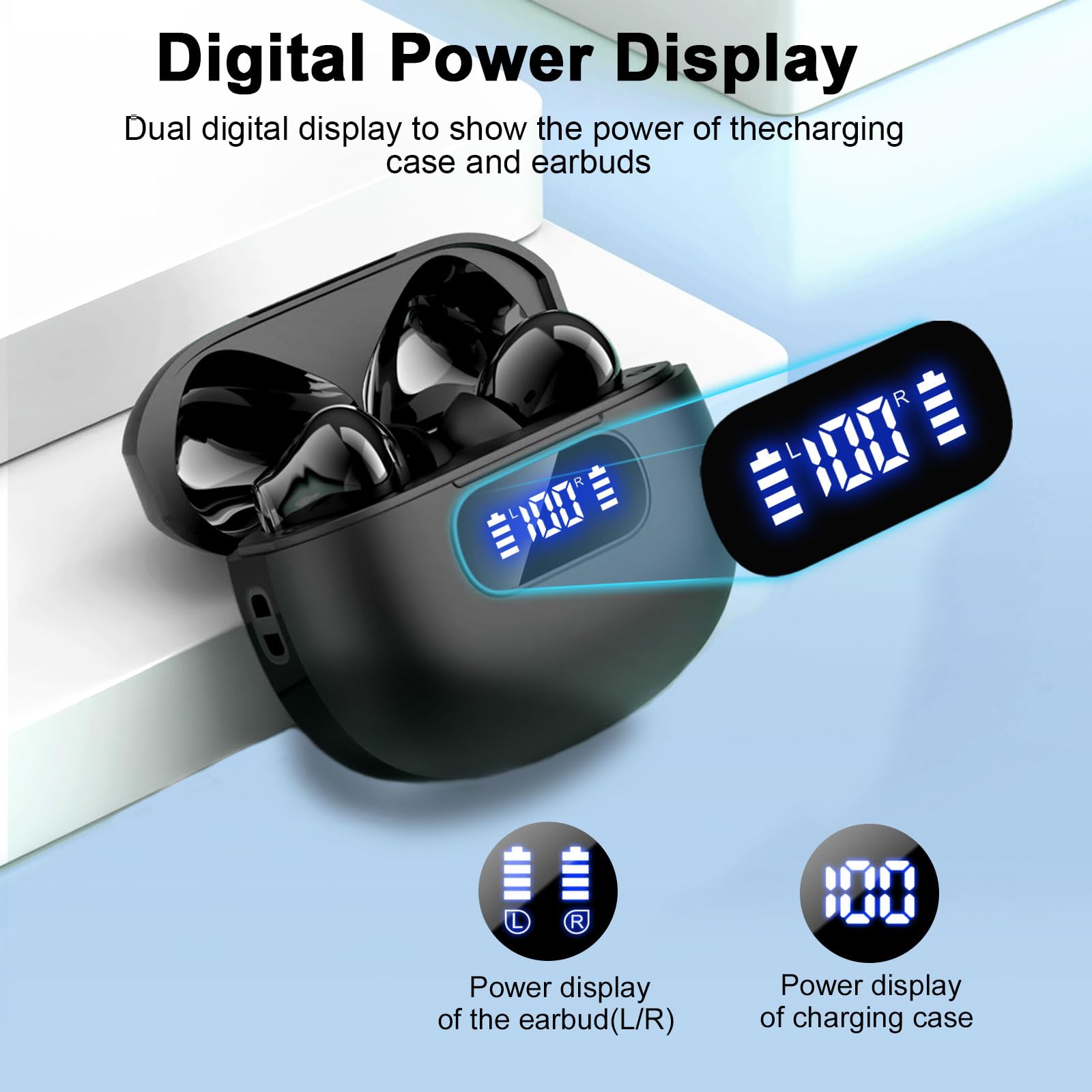 Bluetooth 5.3 Wireless Earbuds