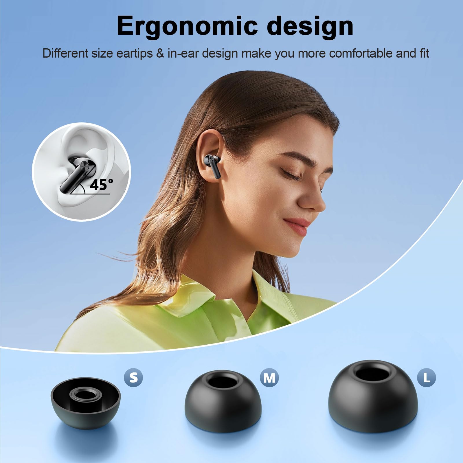Bluetooth 5.3 Wireless Earbuds