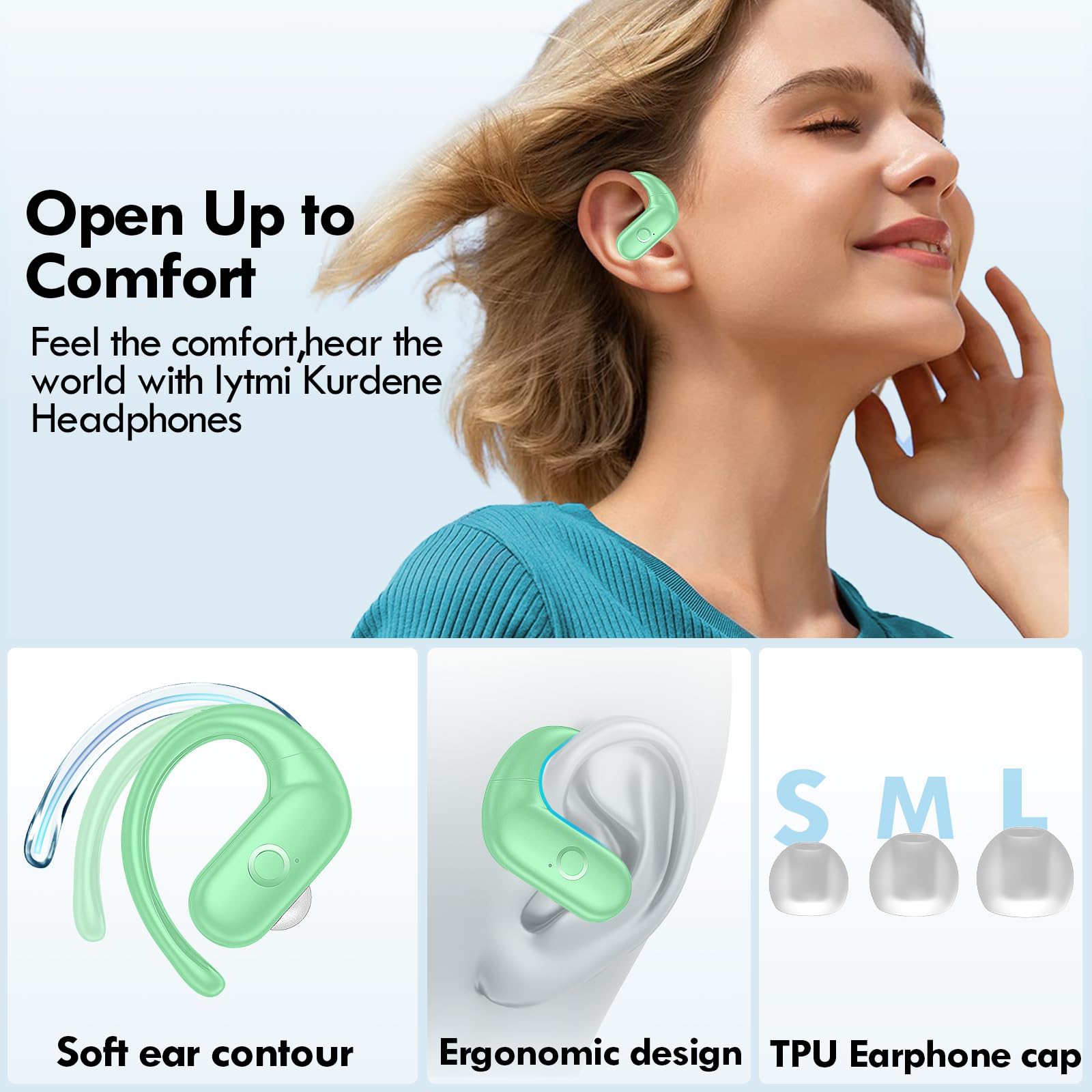 Kurdene Wireless Bluetooth Sport Earbuds