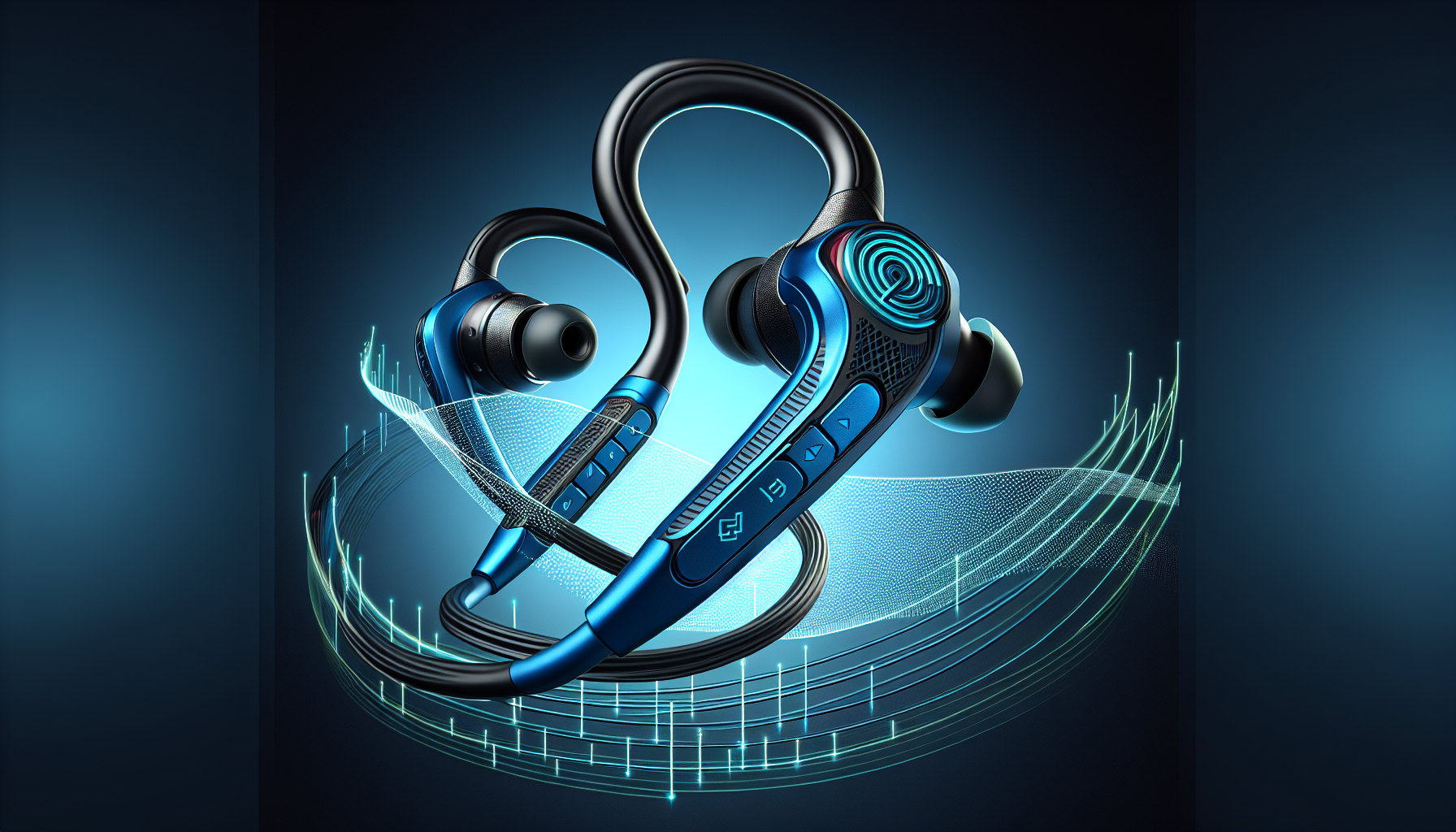 Kurdene Wireless Bluetooth Athletic Earphones