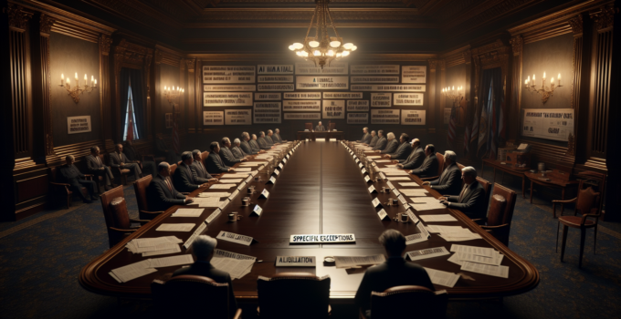 State AI Legislation Temporary Halt Anticipated to Be Approved with Specific Exceptions
