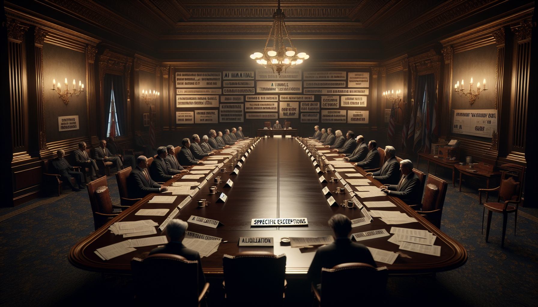State AI Legislation Temporary Halt Anticipated to Be Approved with Specific Exceptions