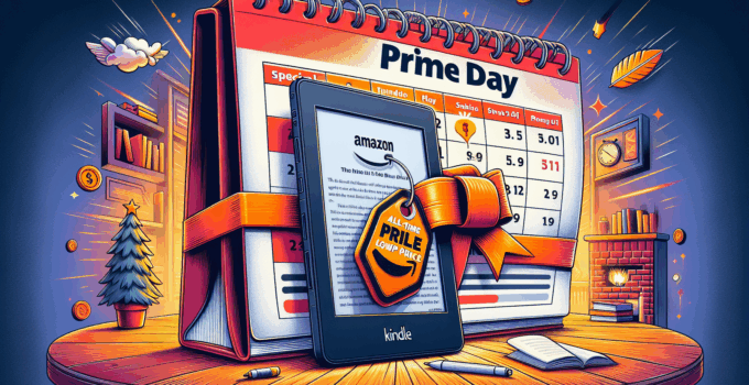 Amazon Kindle Reaches All-Time Low Price for Prime Day