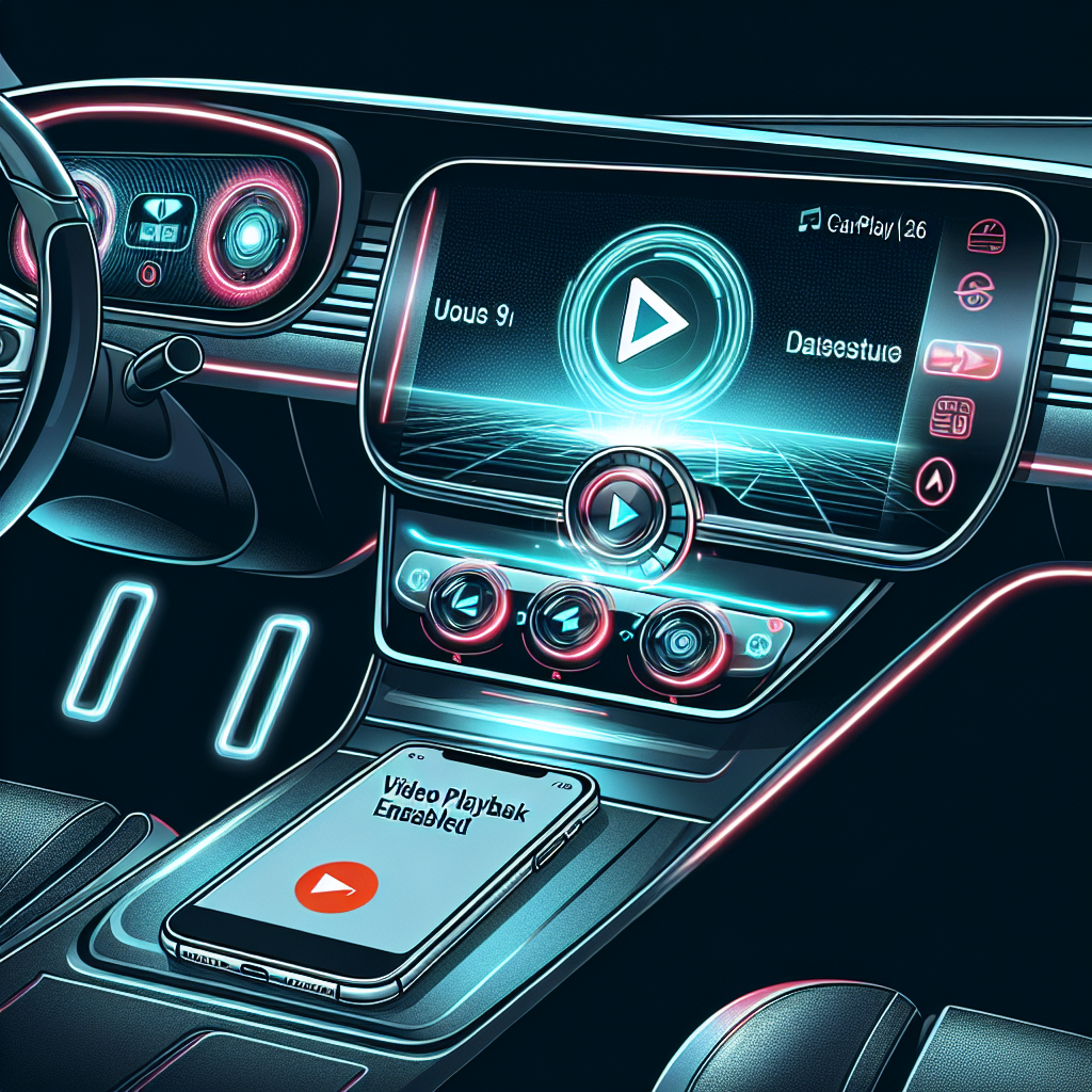 Apple Unveils Video Playback Capability in CarPlay with iOS 26 Update