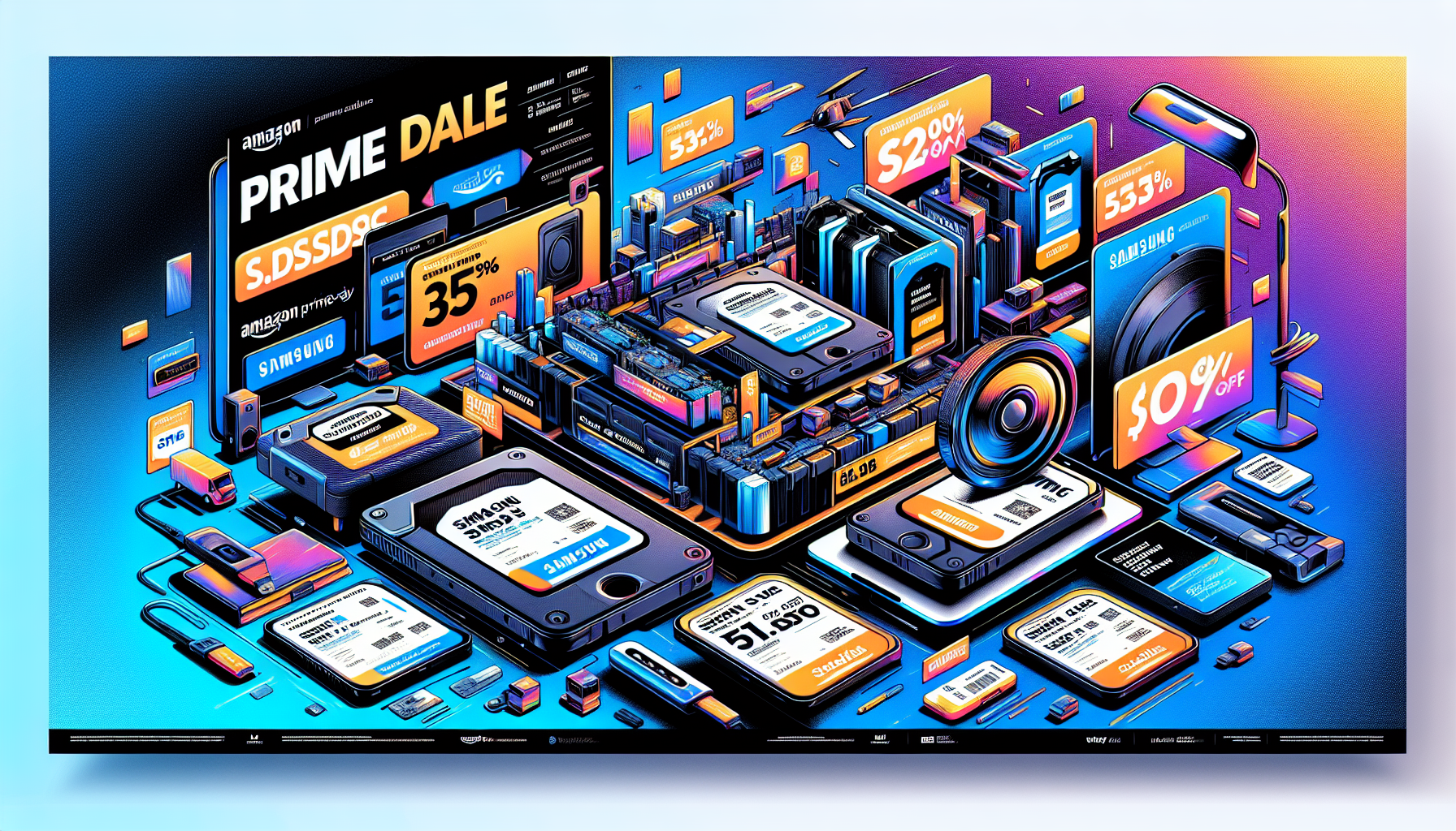 Continuing Promotions on SSDs and External Hard Drives: Get Discounts on Samsung, Crucial, Sandisk, and Additional Brands During Amazon Prime Day