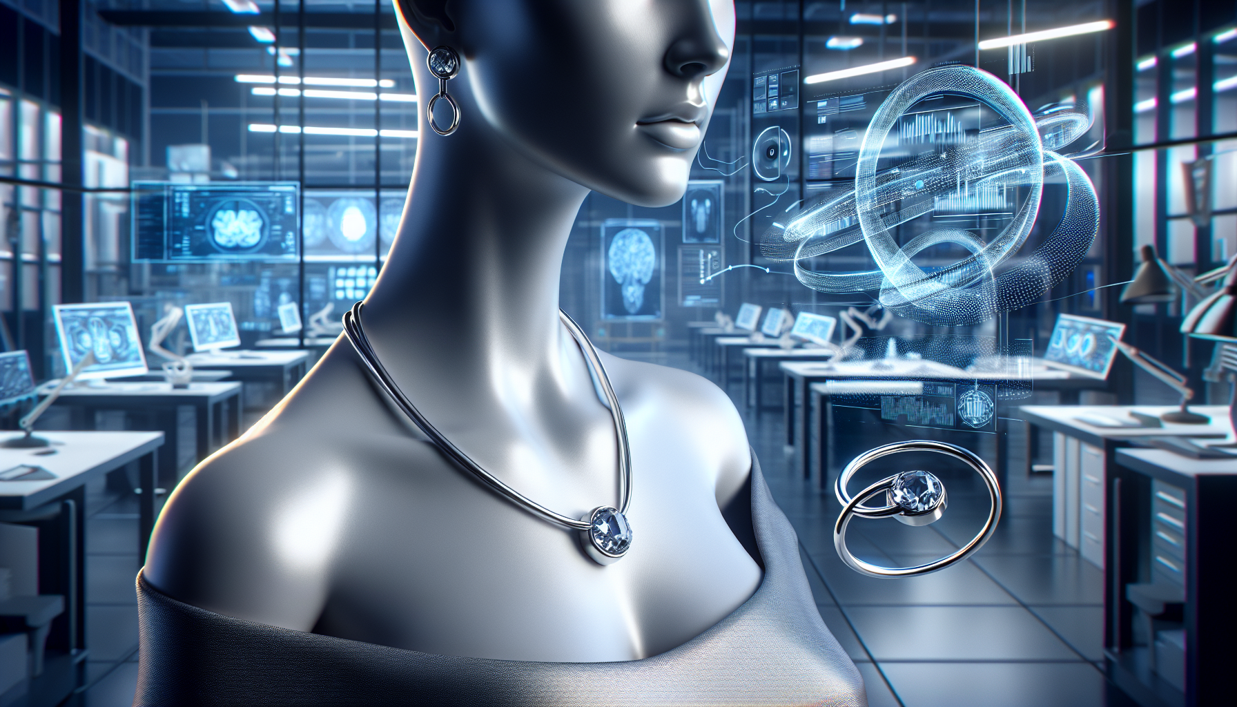 Samsung is exploring innovative wearable concepts such as necklaces and earrings.