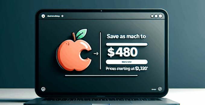 Save as much as $480 on the M4 16-Inch MacBook Pro, with prices beginning at $2,209