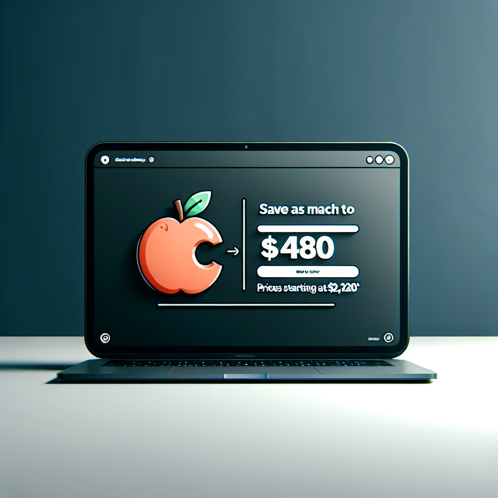 Save as much as $480 on the M4 16-Inch MacBook Pro, with prices beginning at $2,209