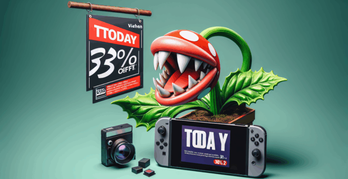 Get 33% off the HORI Piranha Plant Camera for Switch 2 Today