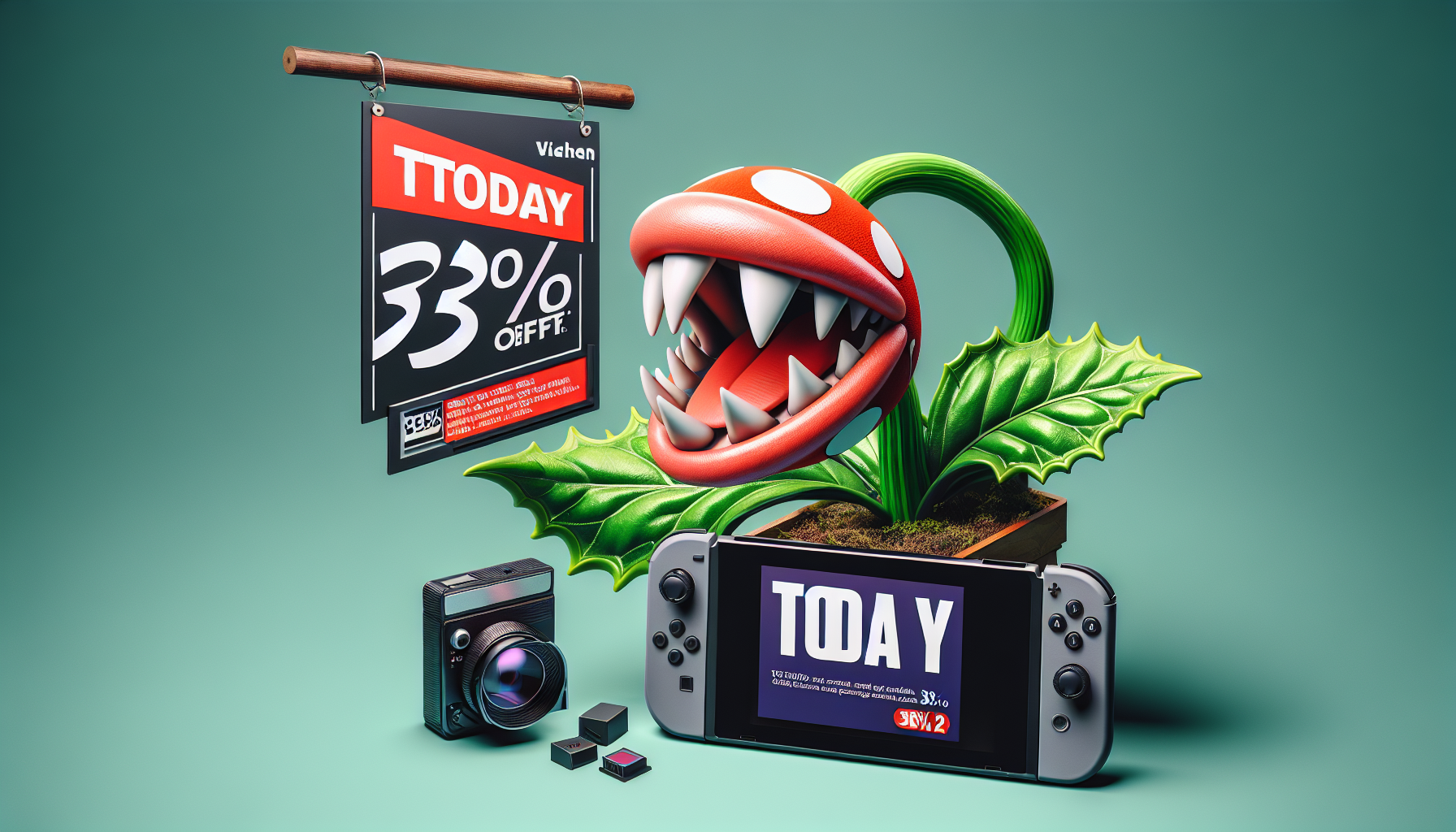 Get 33% off the HORI Piranha Plant Camera for Switch 2 Today