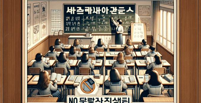South Korea Enforces Smartphone Prohibition in Middle and Elementary School Classrooms