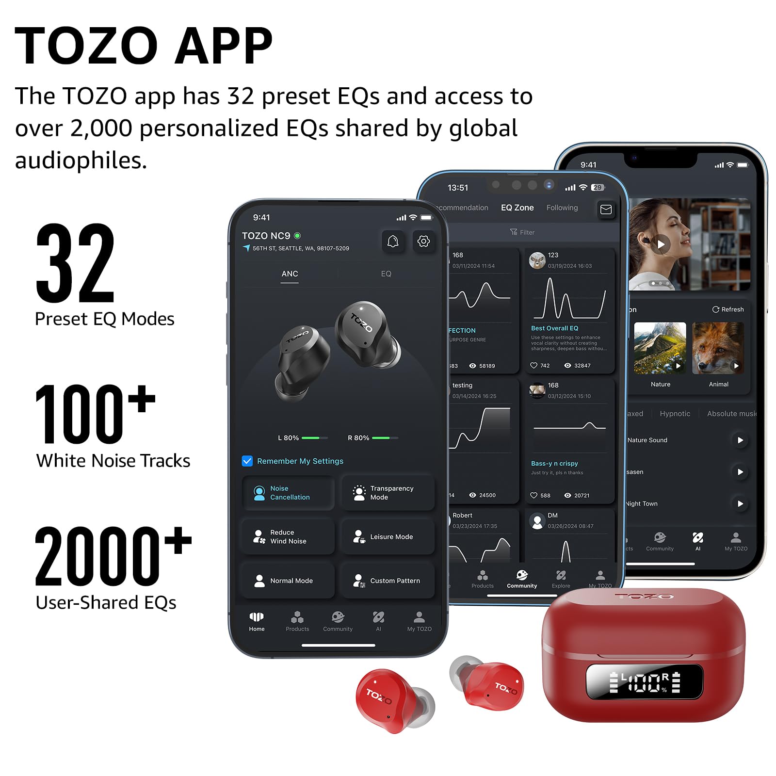 TOZO T10 Wireless Earbuds