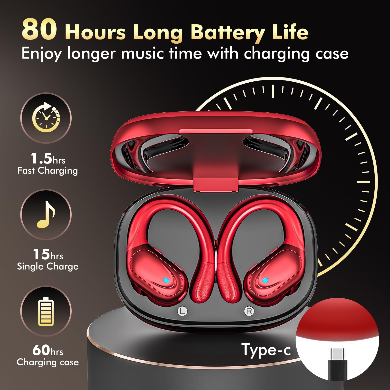 HAOYUYAN Wireless Earbuds