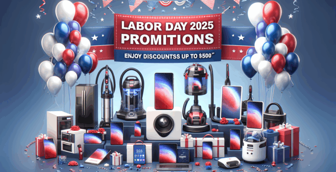 Labor Day 2025 Promotions: Enjoy Discounts up to $500 on Apple, Dyson, Shark, Sony, and Additional Brands