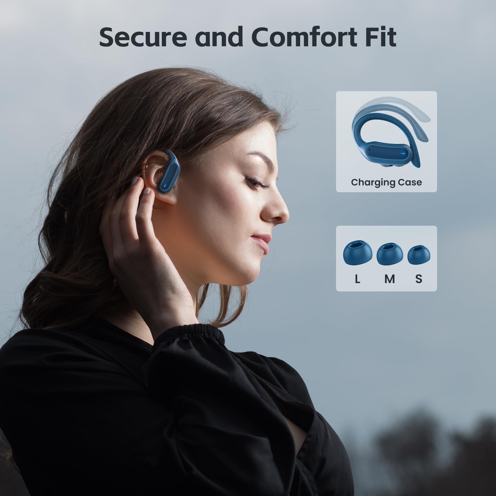 TRAUSI Bluetooth 5.4 Wireless Earbuds