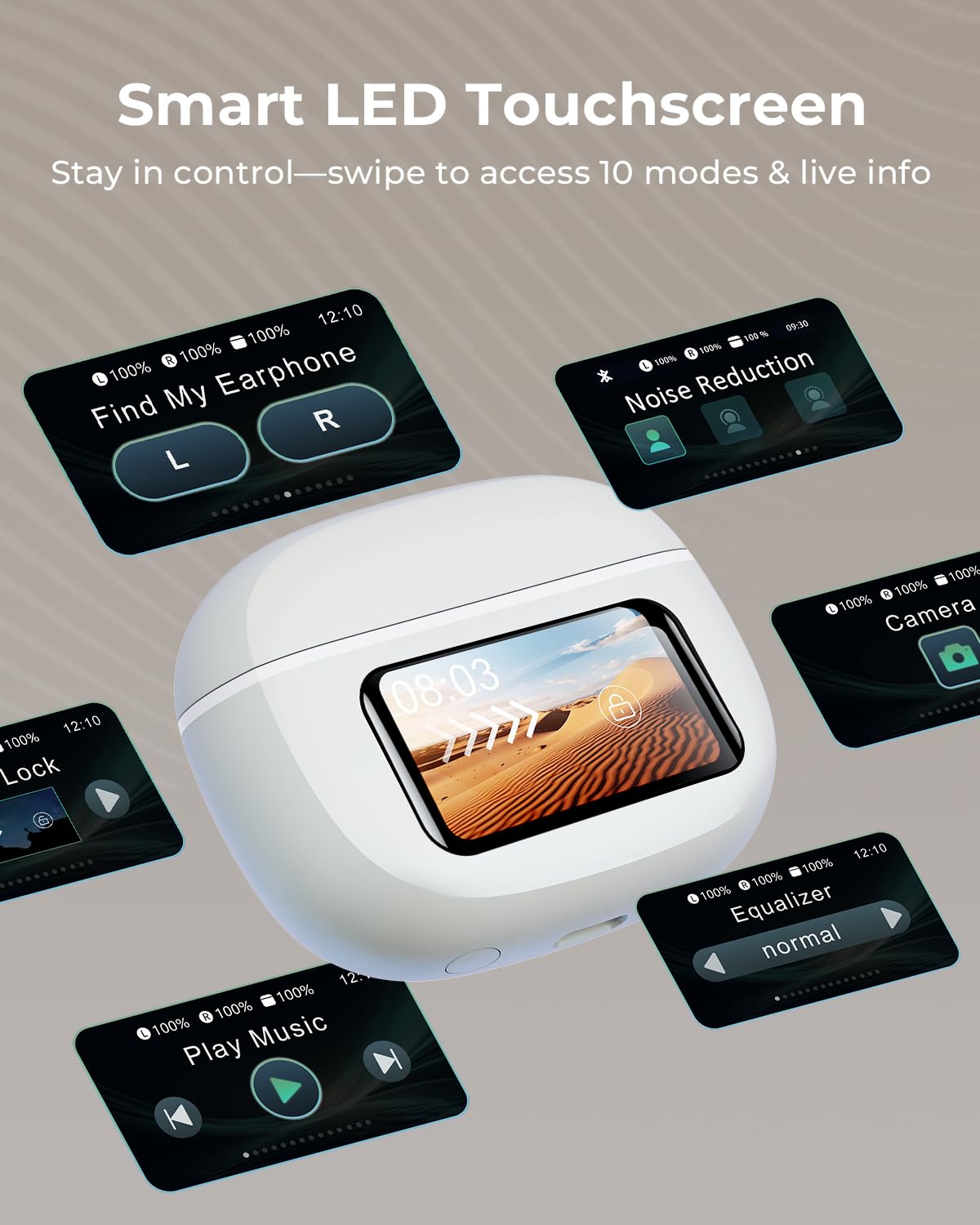 Active Noise Cancelling Wireless Earbuds