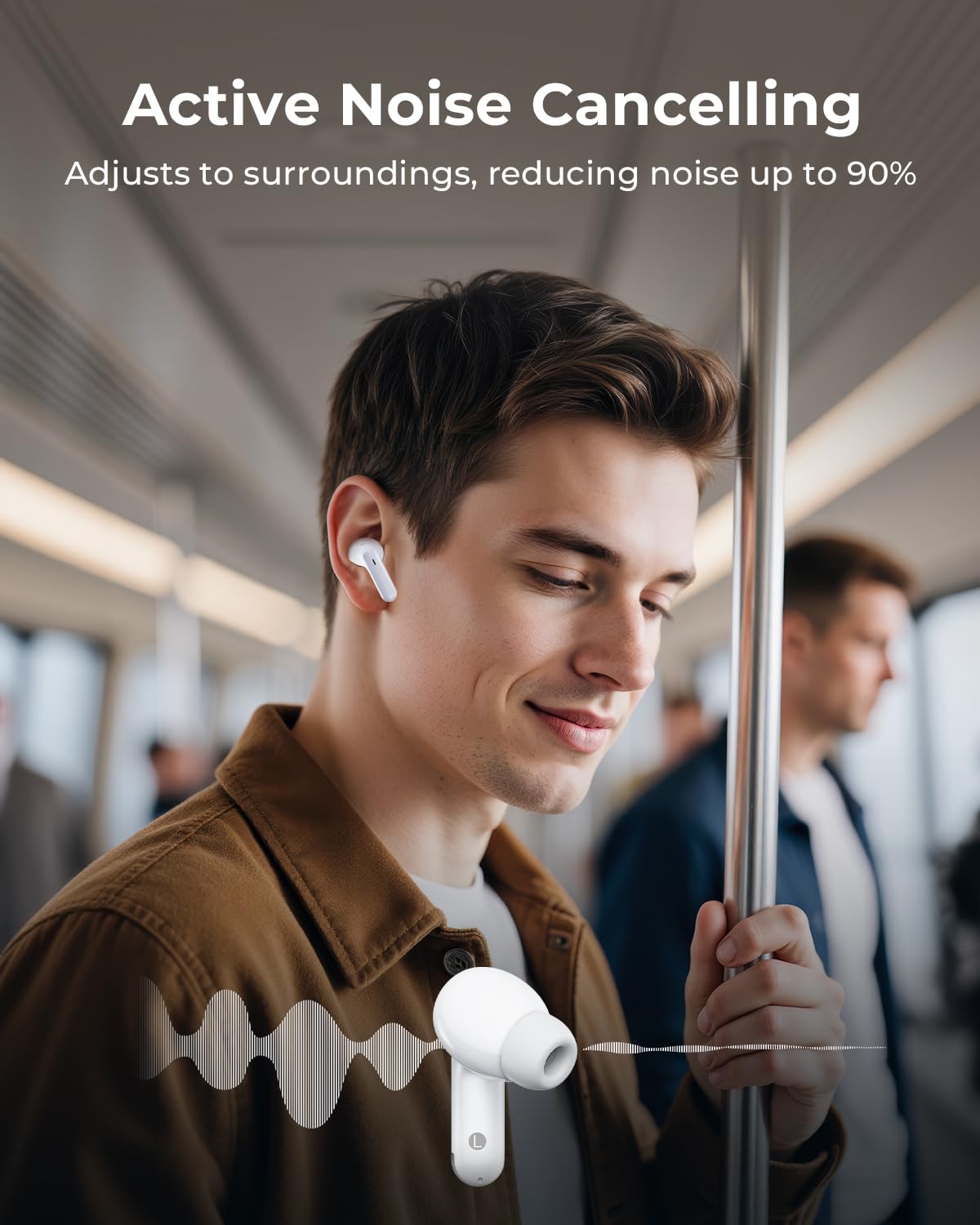 Active Noise Cancelling Wireless Earbuds