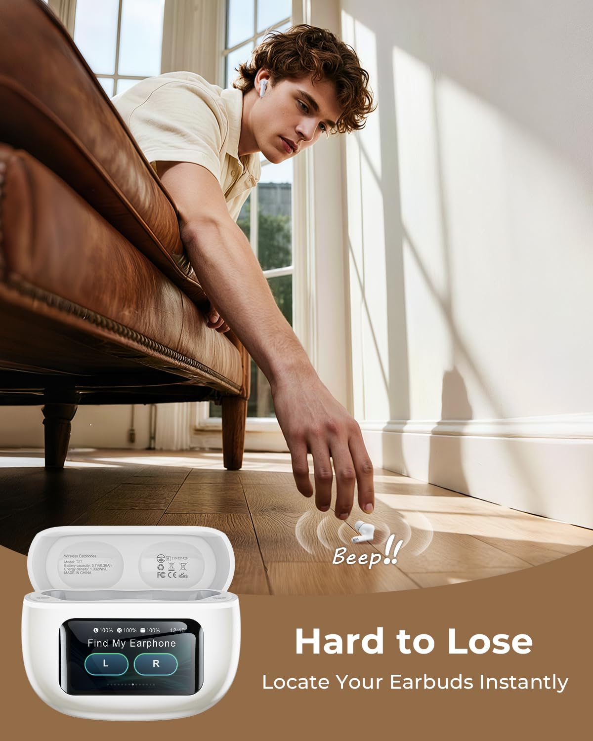 Active Noise Cancelling Wireless Earbuds