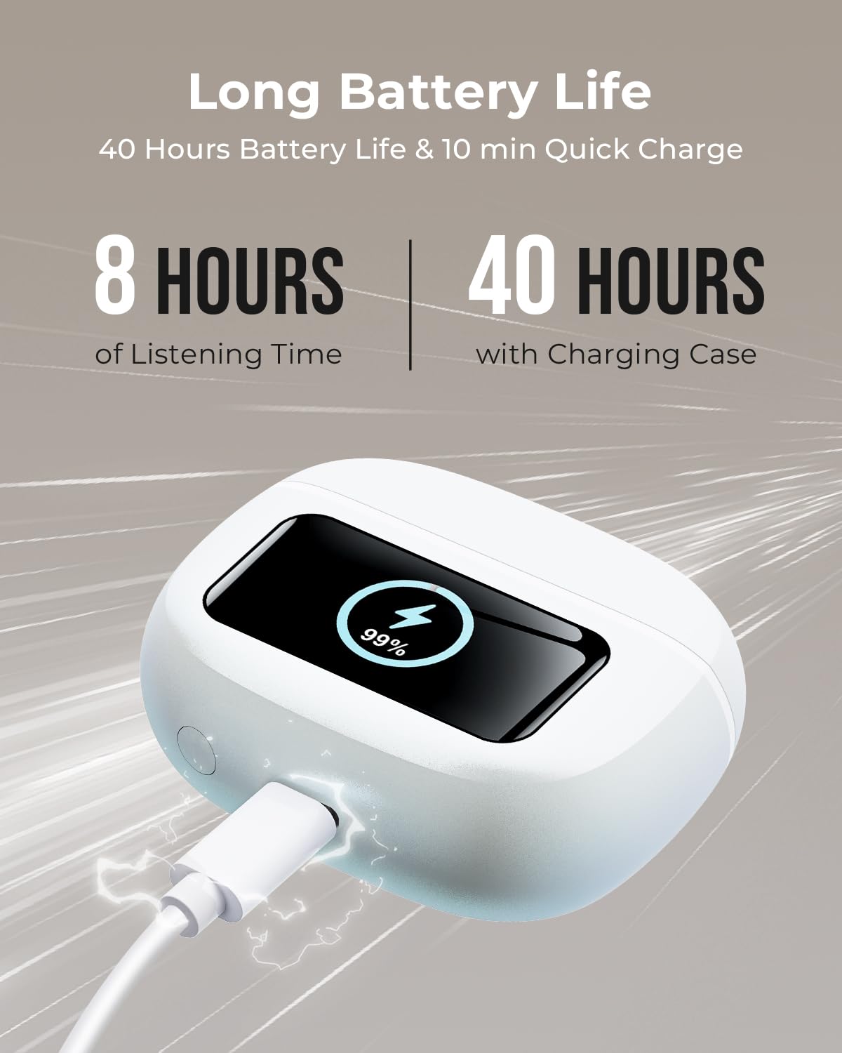 Active Noise Cancelling Wireless Earbuds