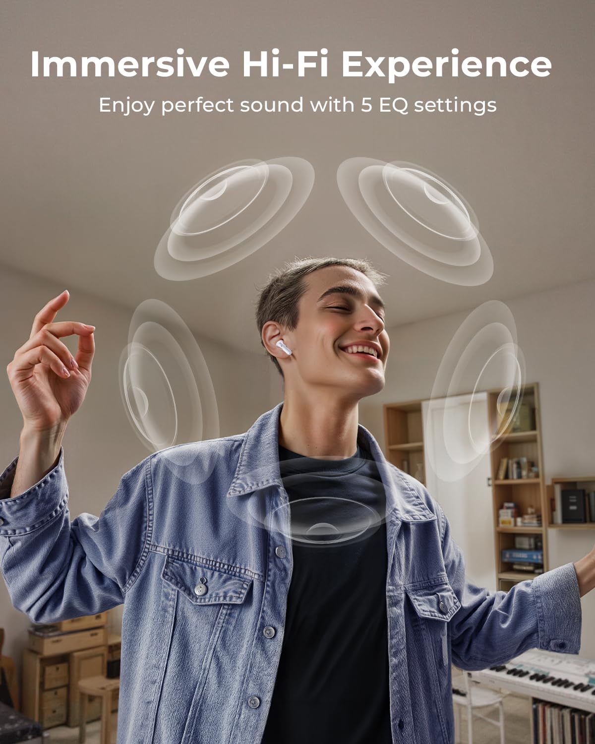 Active Noise Cancelling Wireless Earbuds