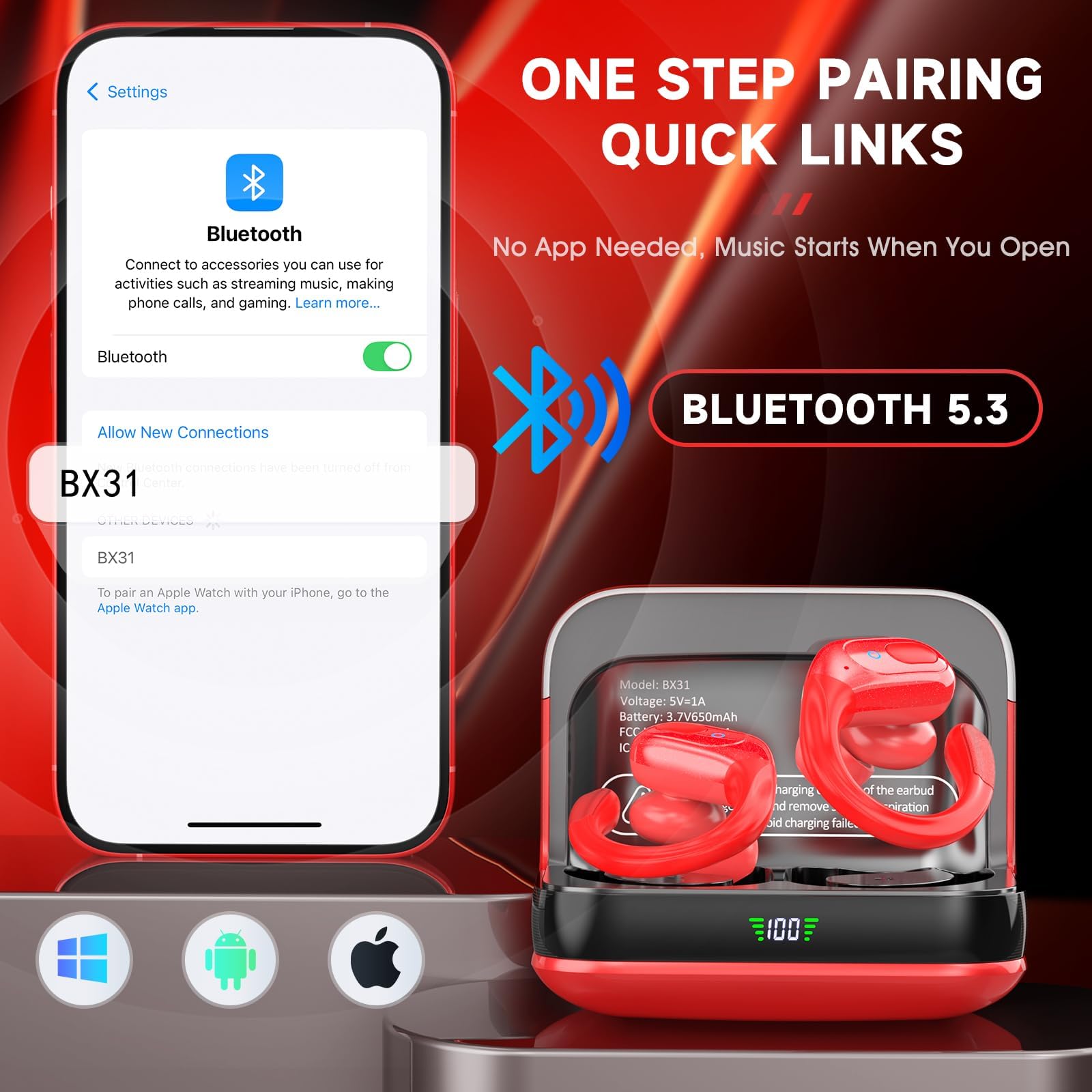 Sajawass Wireless Earbuds