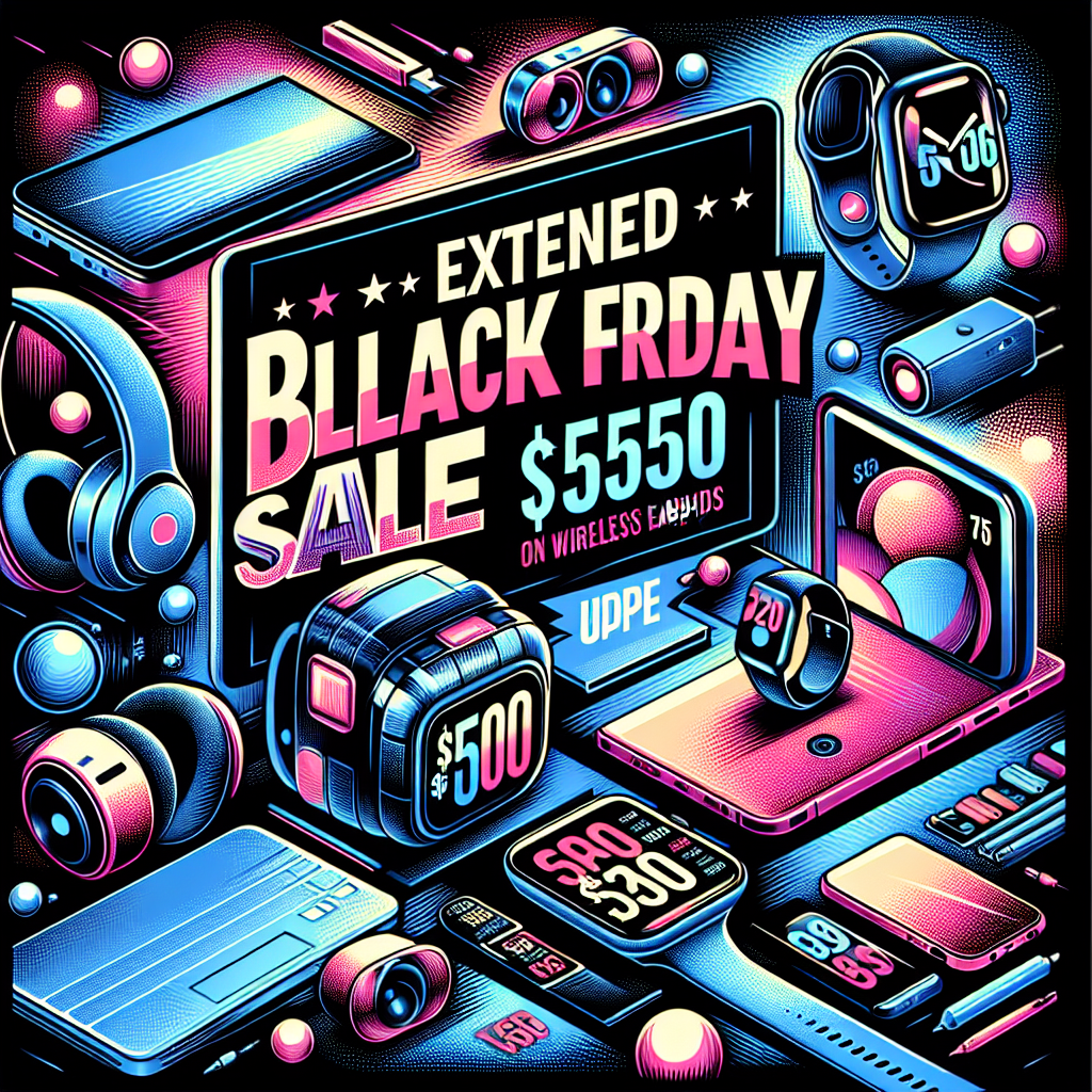 Extended Black Friday Offers: Enjoy Savings of Up to $550 on AirPods, iPads, Apple Watches, and Macs