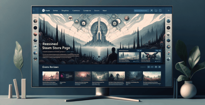 Steam Store Pages Revised for Enhanced Wide Screen Compatibility