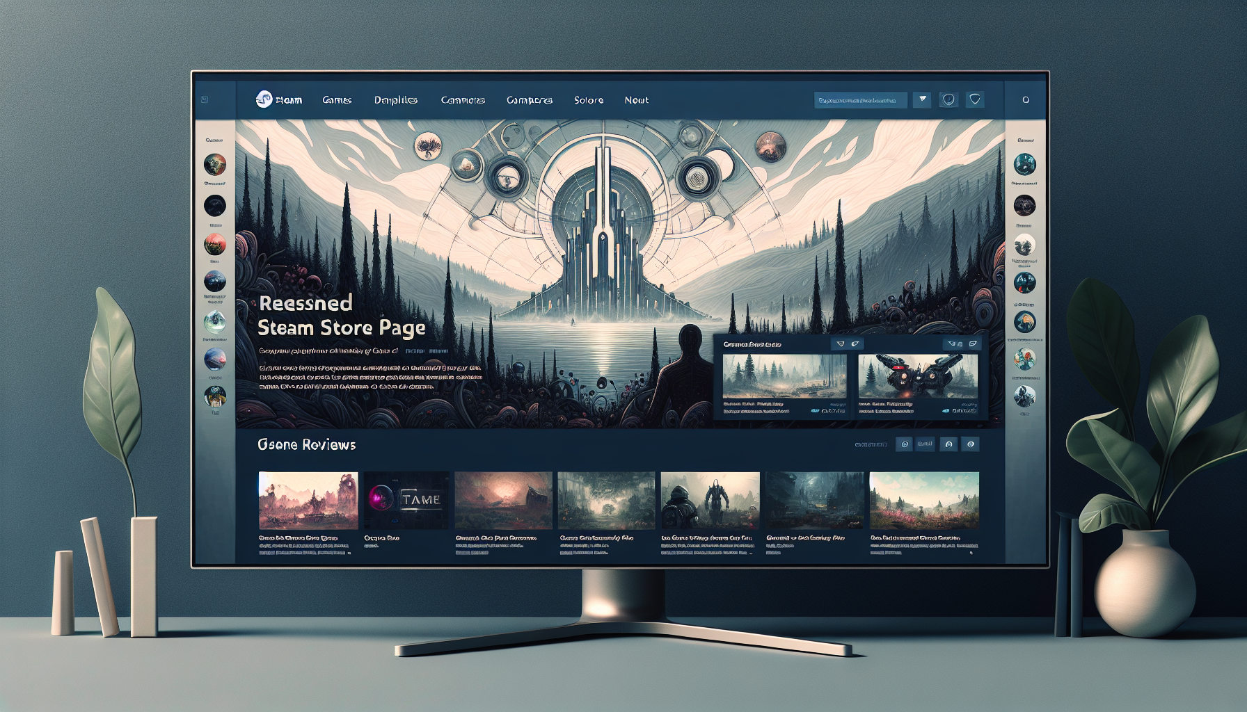 Steam Store Pages Revised for Enhanced Wide Screen Compatibility
