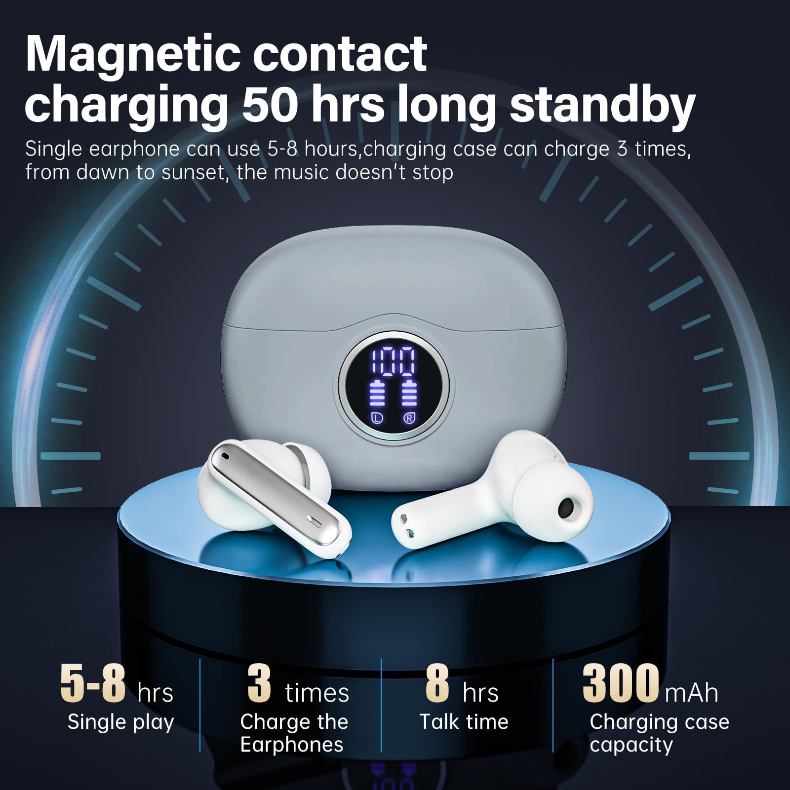 Bluetooth 5.3 Wireless Earbuds