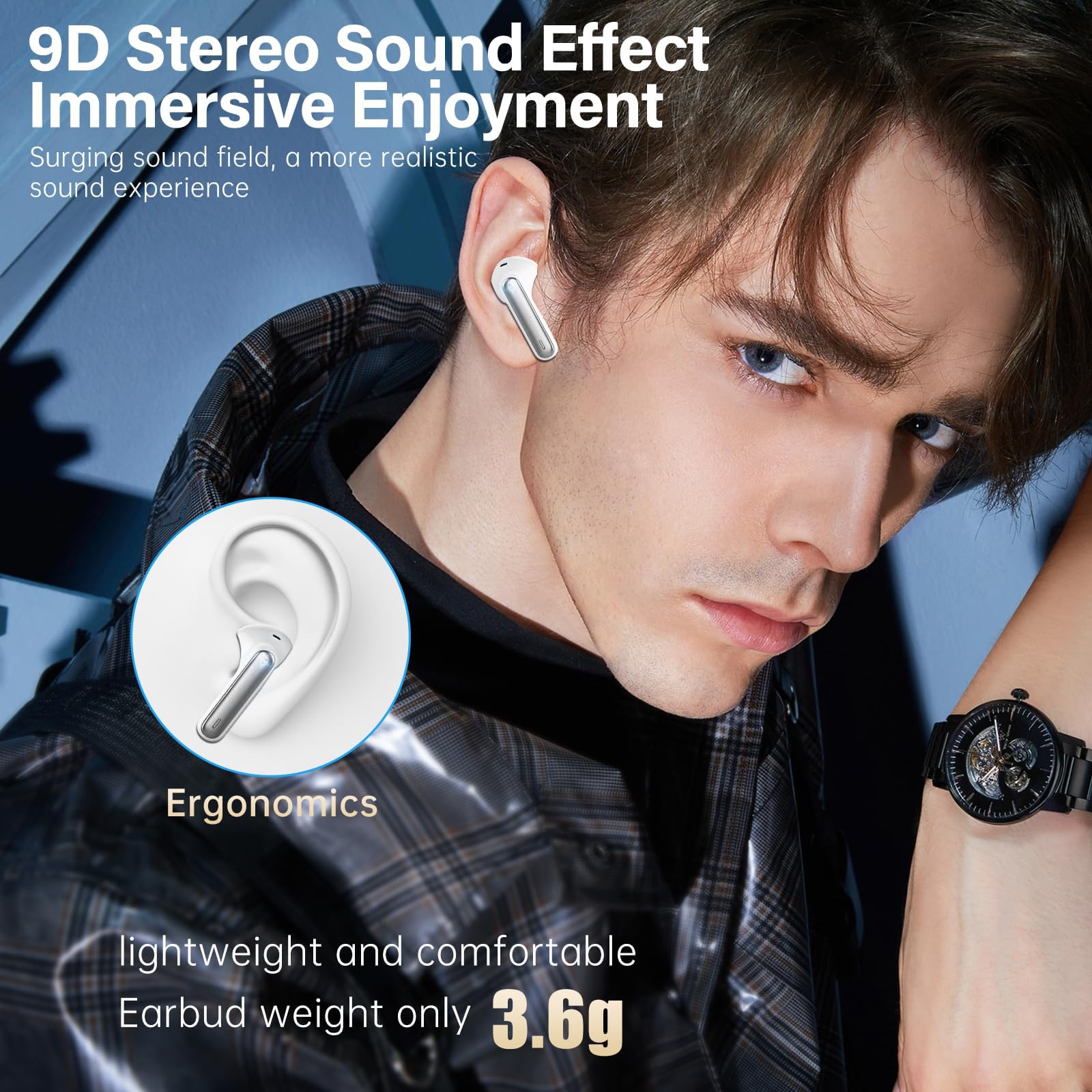 Bluetooth 5.3 Wireless Earbuds