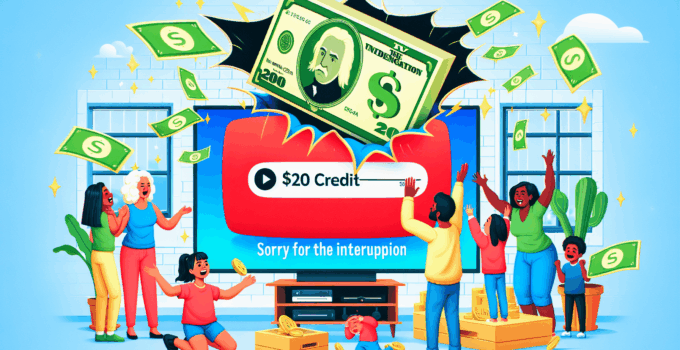 YouTube TV Provides Subscribers with a $20 Credit Following Disney Channel Outage