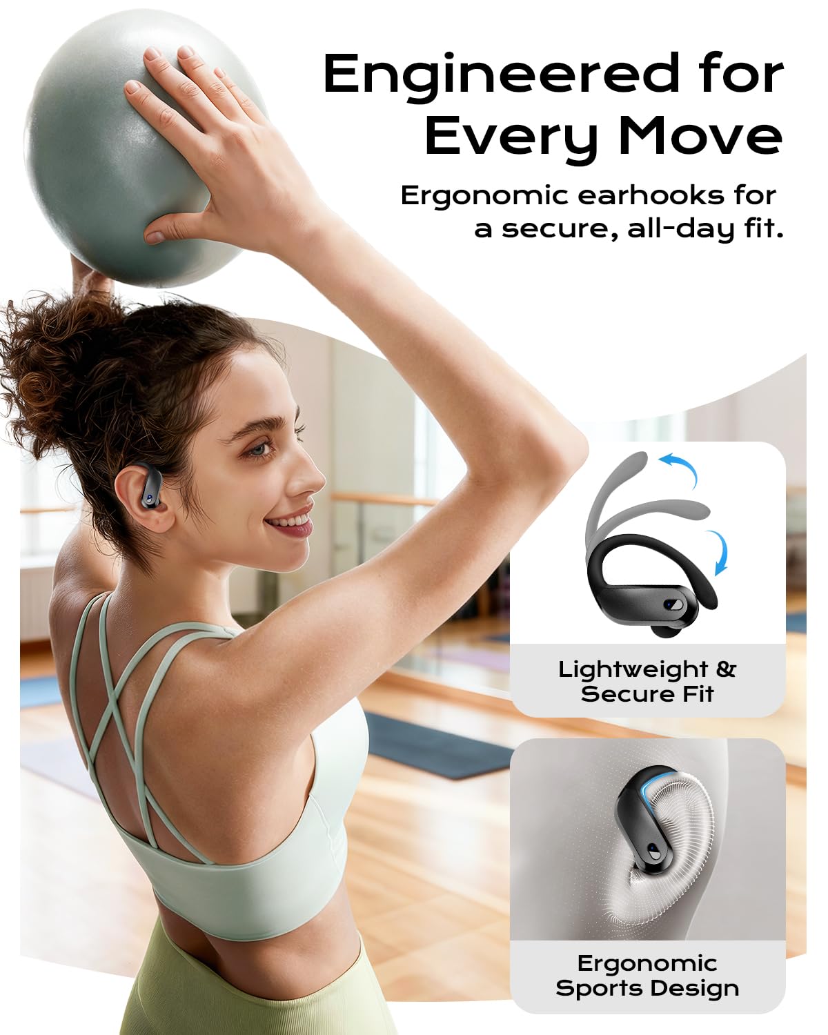 Bluetooth 5.3 Sport Earbuds