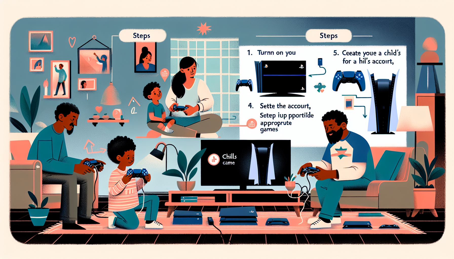 Guide to Configuring a PS5 for a Child