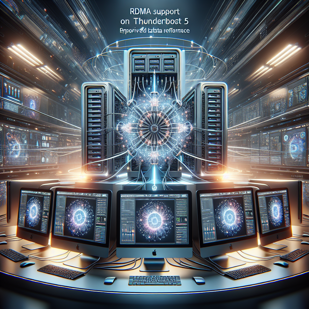 Mac Cluster AI Calculations Greatly Improved with New RDMA Support on Thunderbolt 5