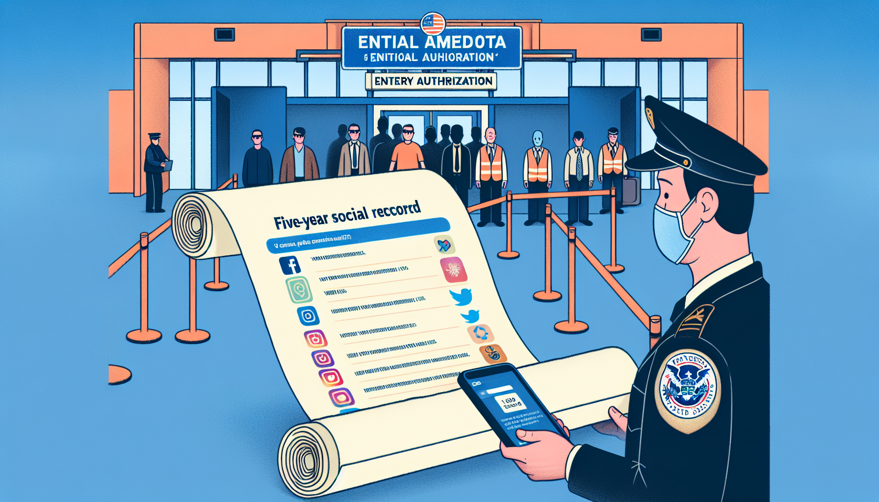US Might Obligate Tourists to Submit Five-Year Social Media Record for Entry Authorization