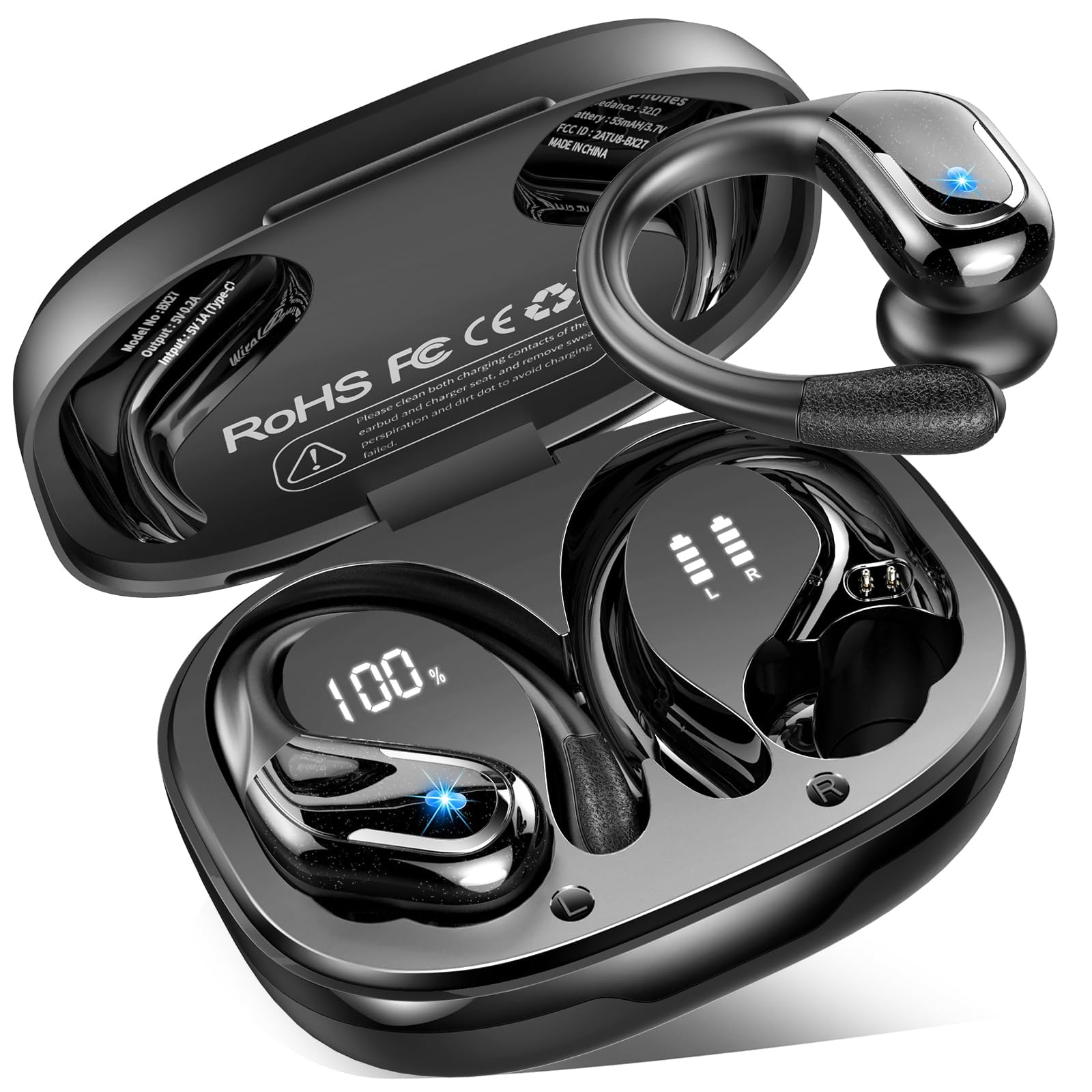 2026 Wireless Sport Bluetooth 5.4 Earbuds