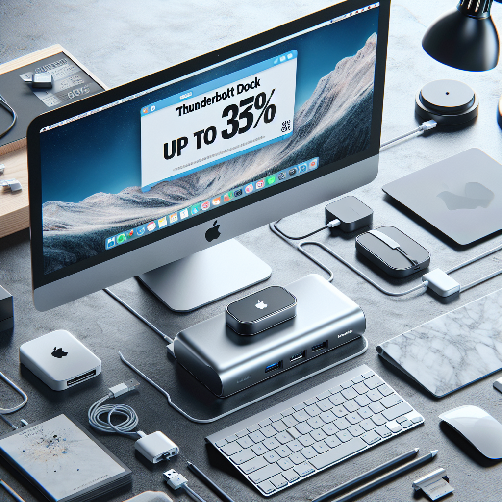 Improve Mac Connectivity with Thunderbolt Dock Savings of Up to 35%