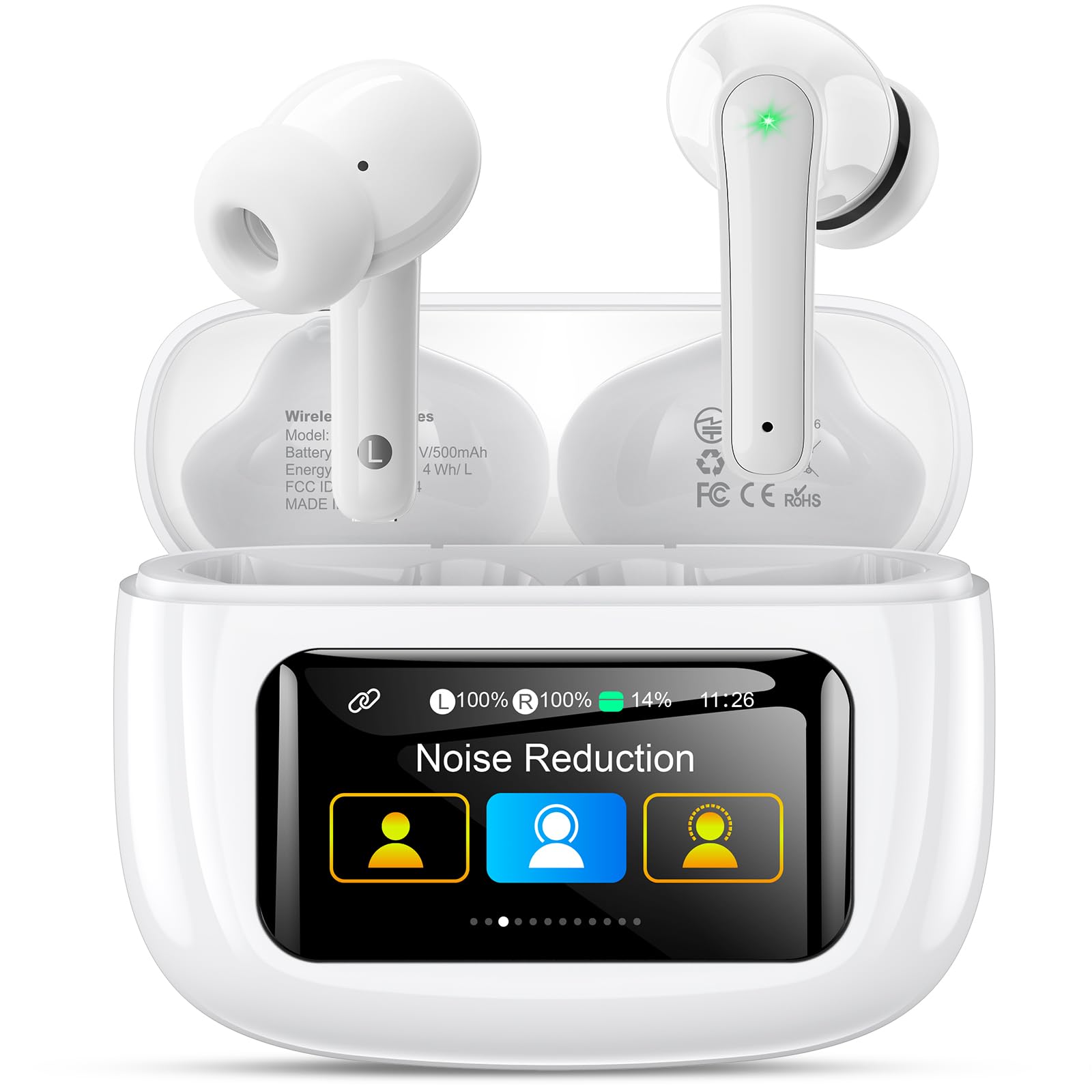 JGUG Bluetooth 6.0 Wireless Earbuds
