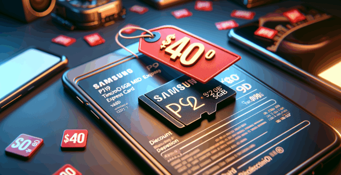 Samsung P9 512GB microSD Express Card Price Reduced by $40