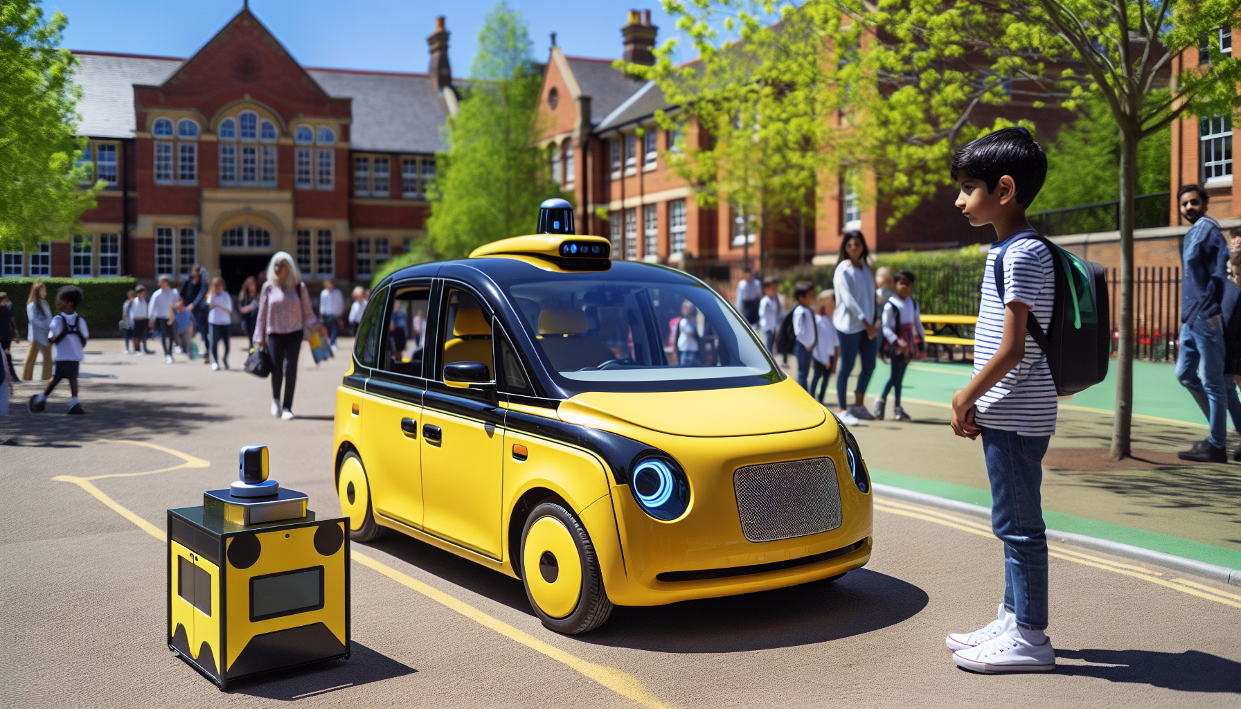Waymo Robotaxi Engaged in Event with Child Close to School