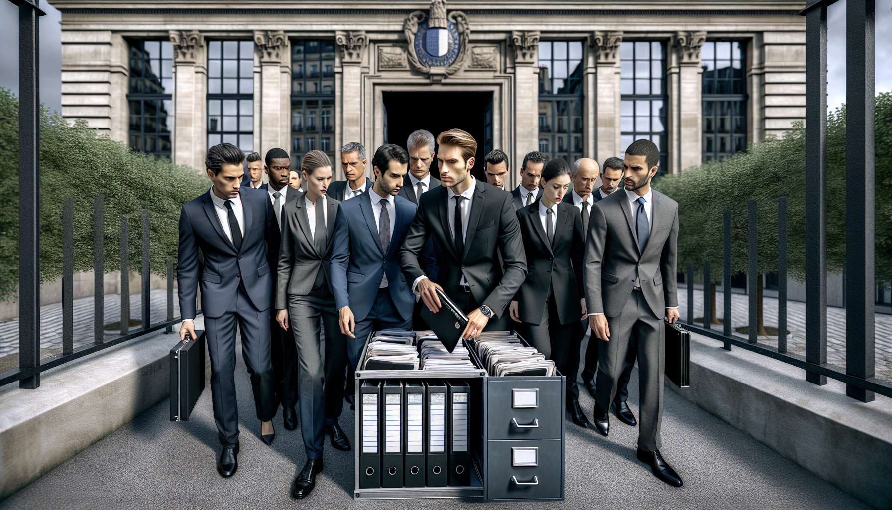 French Prosecutors Conduct Search at X's Headquarters in Paris