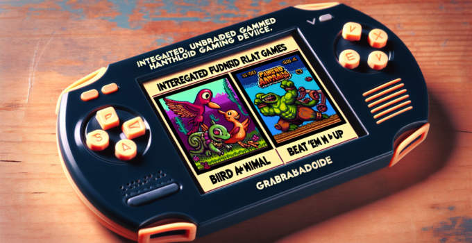 Retro-Themed Handheld Features Integrated Banjo-Kazooie and Battletoads Titles
