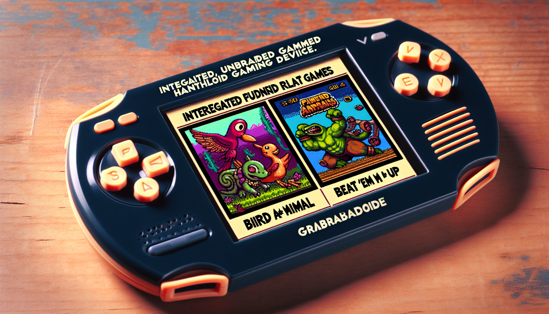 Retro-Themed Handheld Features Integrated Banjo-Kazooie and Battletoads Titles