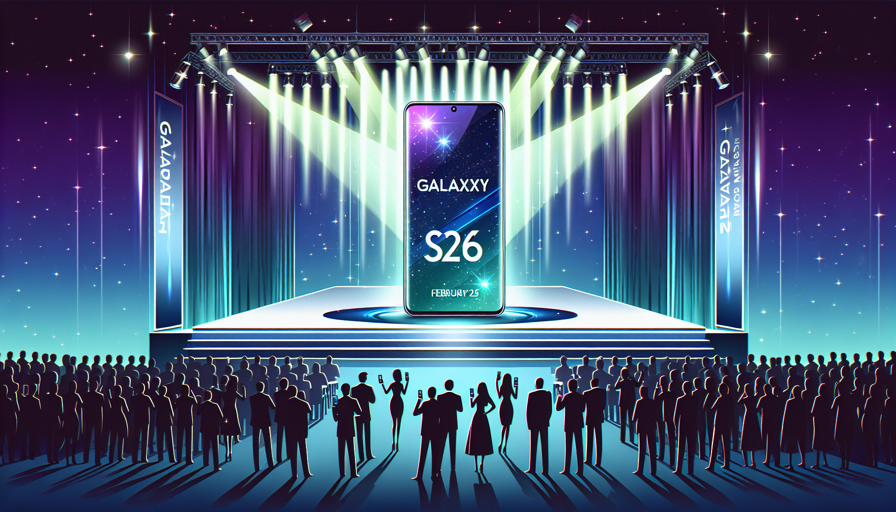 Samsung will hold a launch event for the Galaxy S26 on February 25.