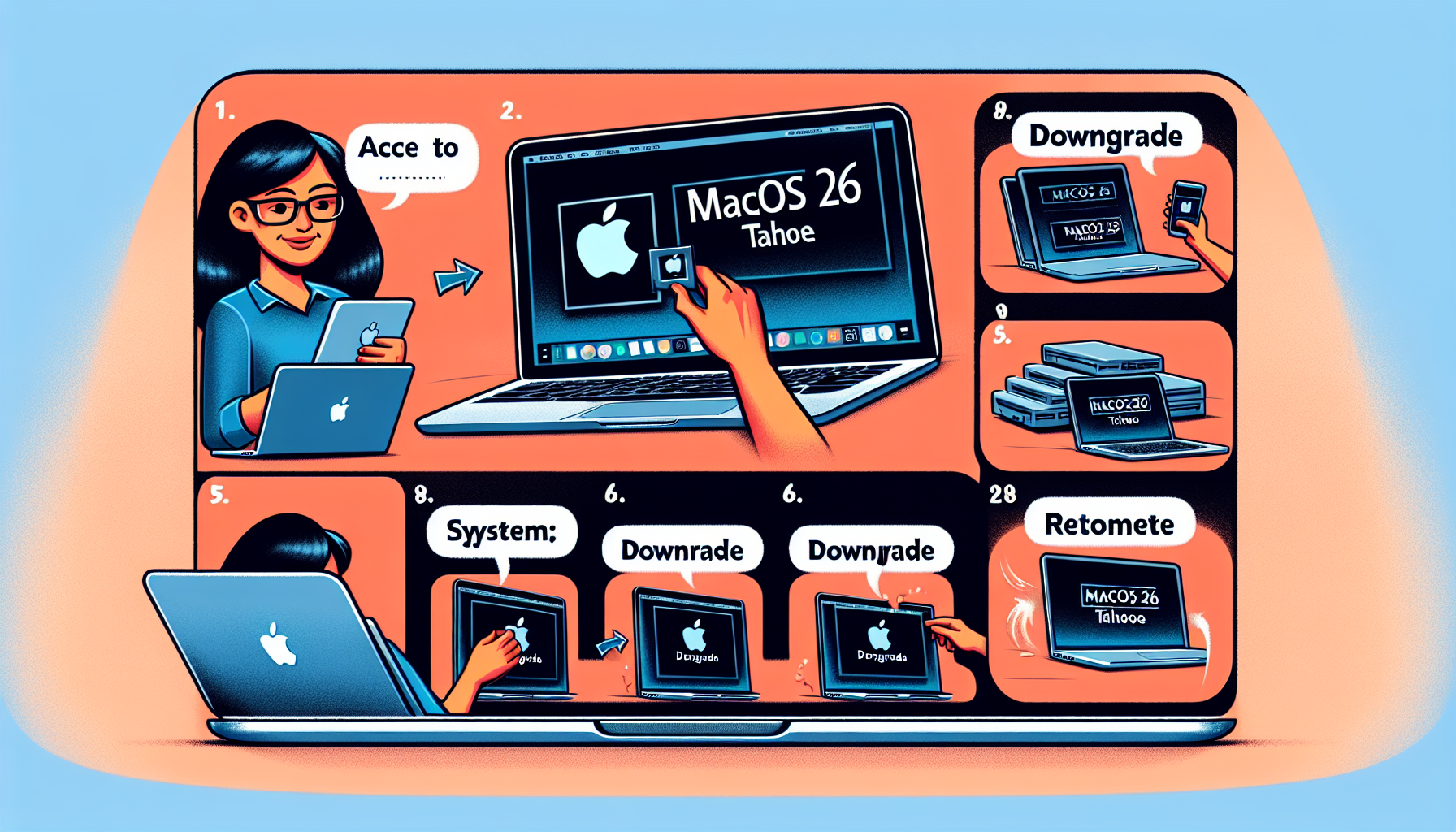 Steps for Downgrading from macOS 26 Tahoe on a New Mac