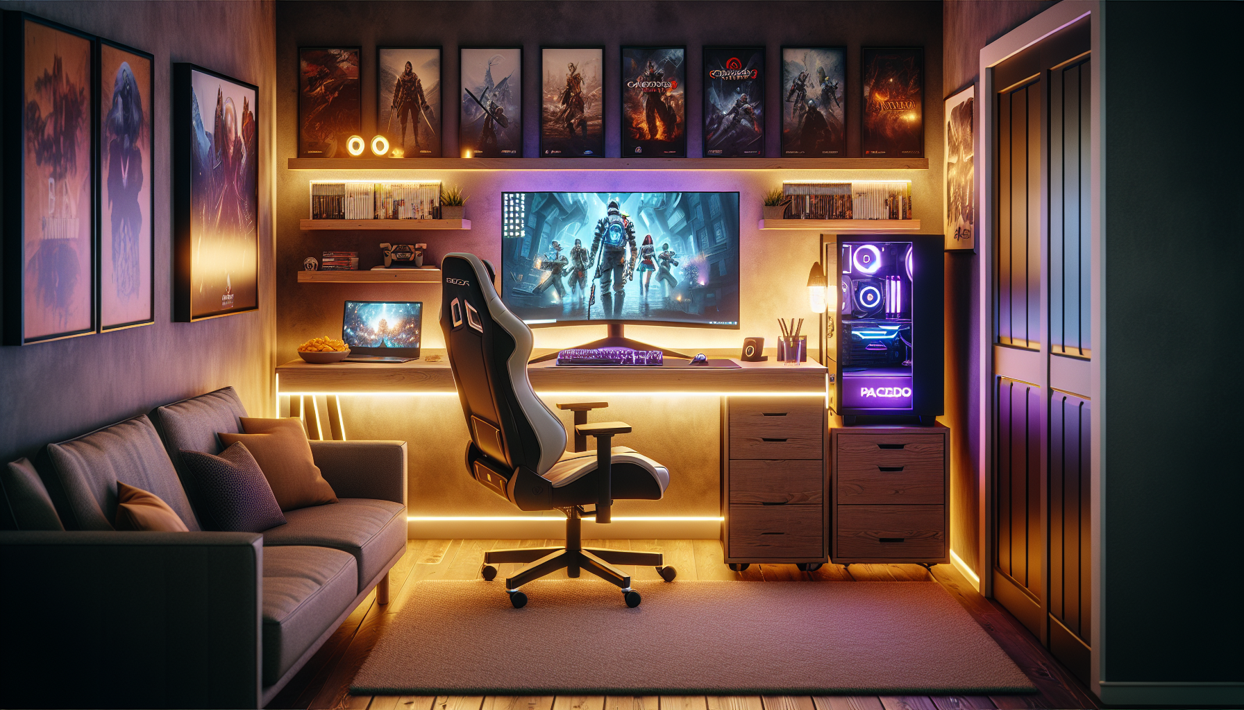 BOXROOM enables you to establish a cozy gaming area for your Steam collection.