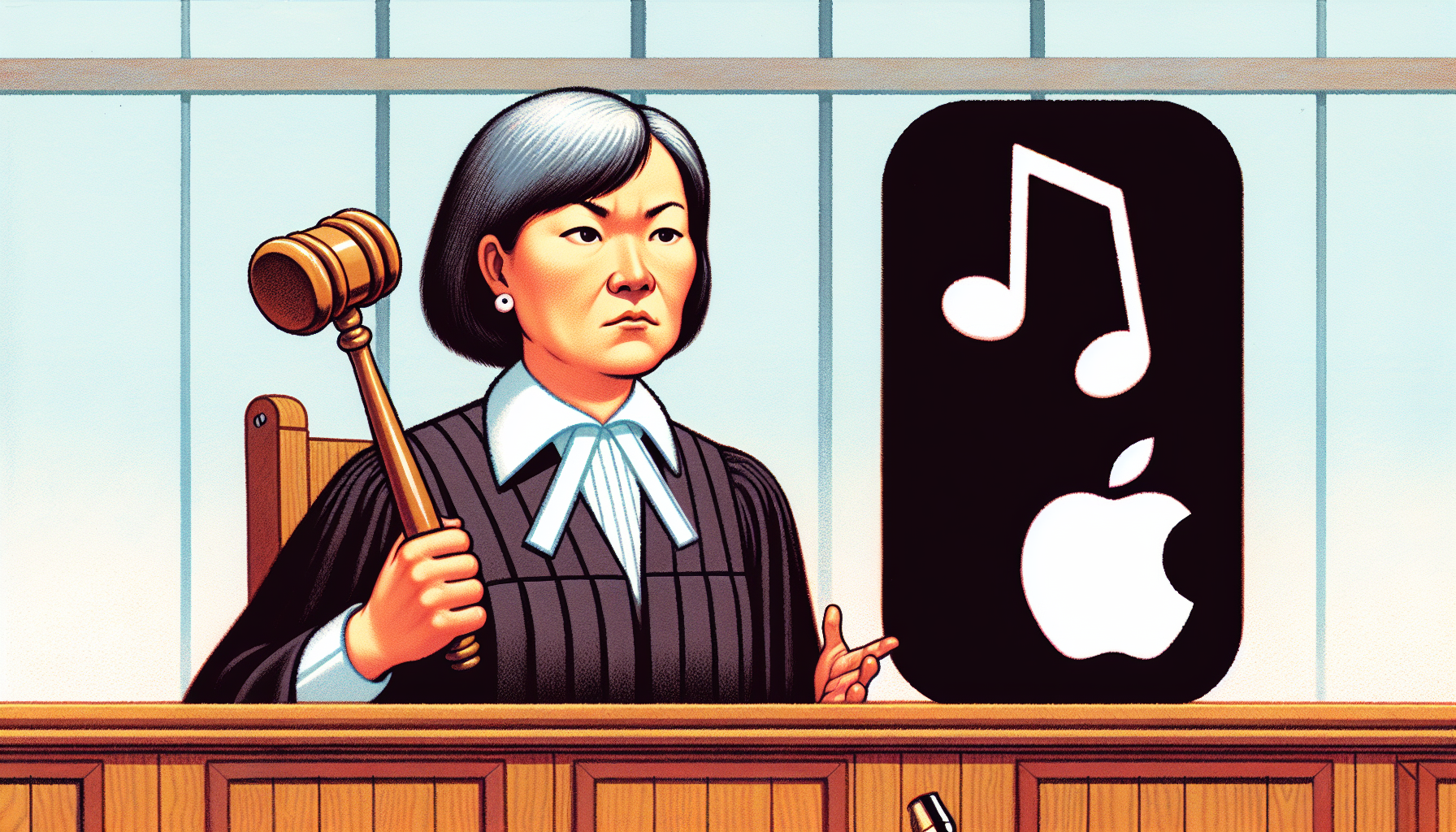 Judge decides Apple may remove apps with or without cause, affecting Musi app.