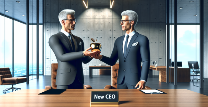 John Ternus Named New Apple CEO, Taking Over from Tim Cook